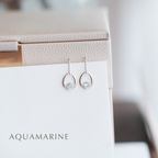 Gemstone Sterling Silver Dangle Earrings - choose your gemstone
