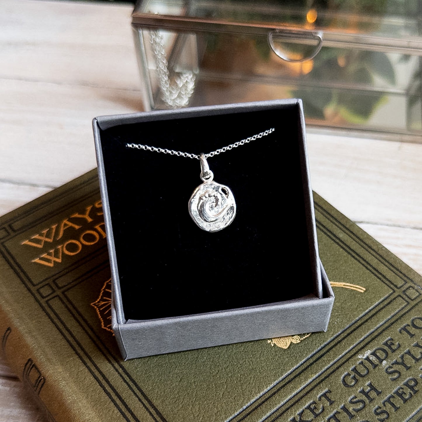 Wave Talisman Pendant Necklace - End of Line