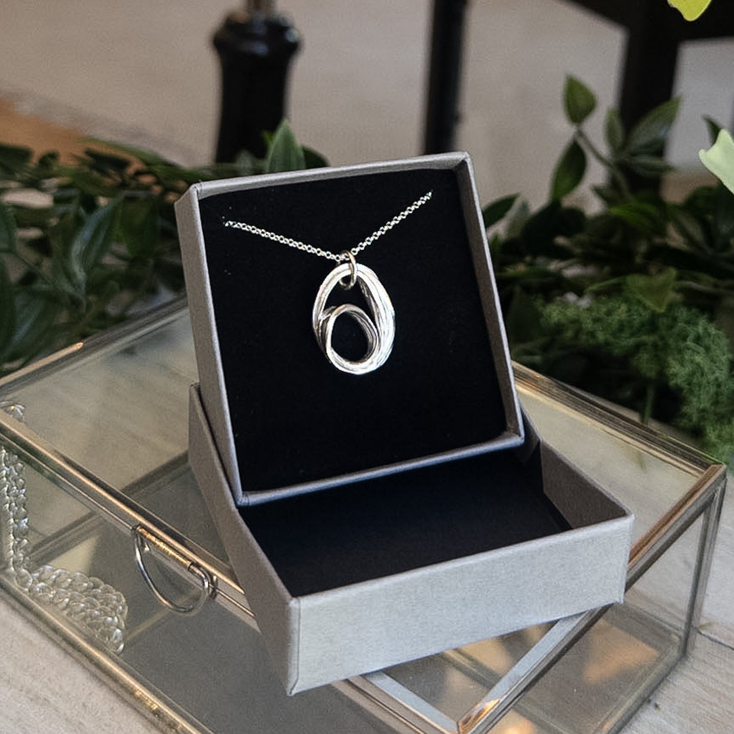 Silver Drift Pendant Necklace - End of Line