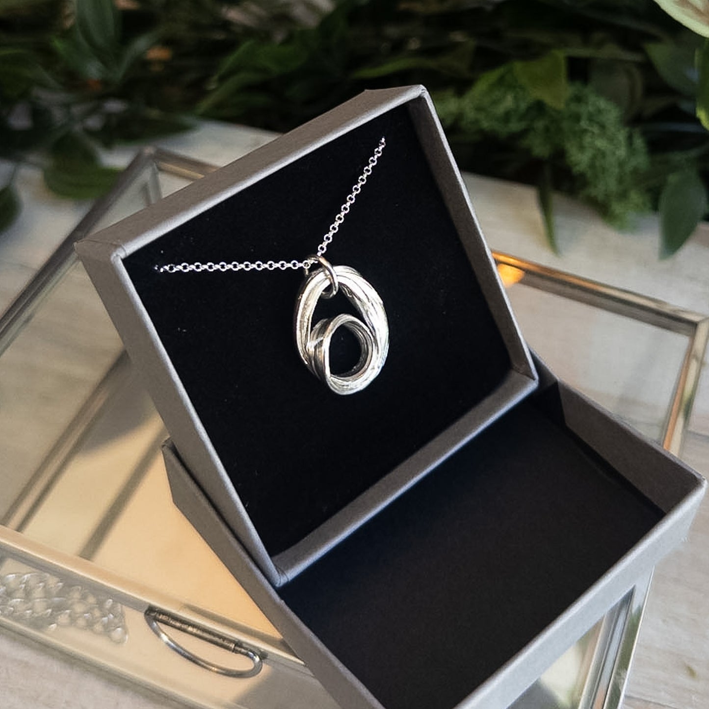 Silver Drift Pendant Necklace - End of Line
