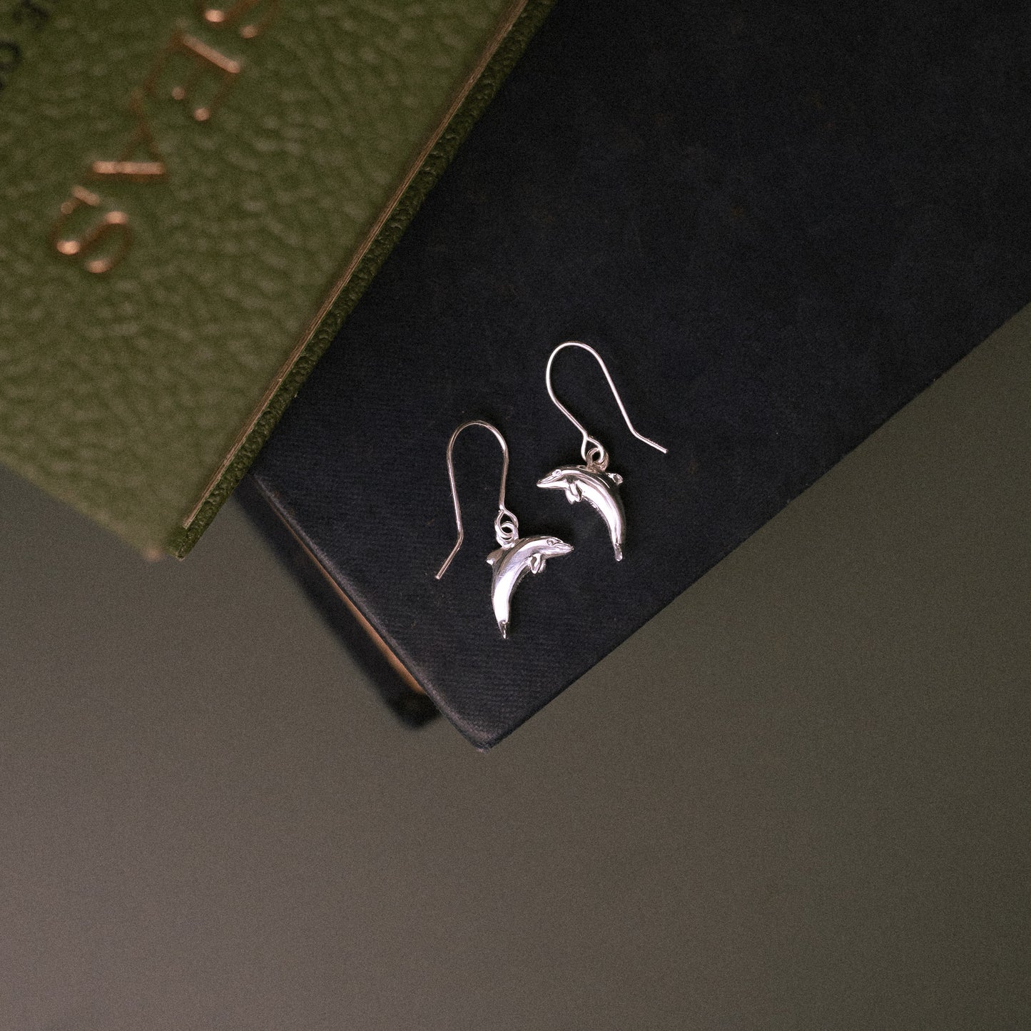 Sterling Silver Dolphin Earrings