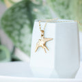 Gold Swallow Necklace