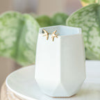 Gold Swallow Stud Earrings