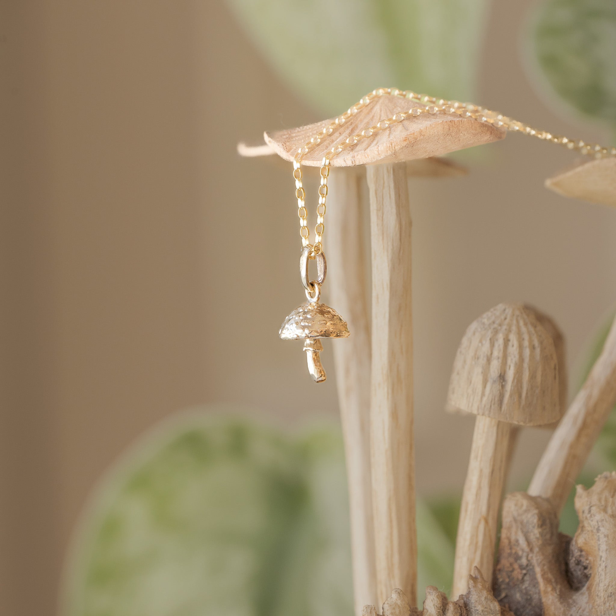 Amanita Muscaria ~ Fairy toadstool mushroom necklace