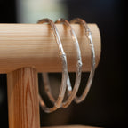 Sterling Silver Elder Twig Bangle