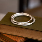 Sterling Silver Elder Twig Bangle