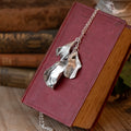 Rose Petal Cascade Sterling Silver One of a kind Necklace