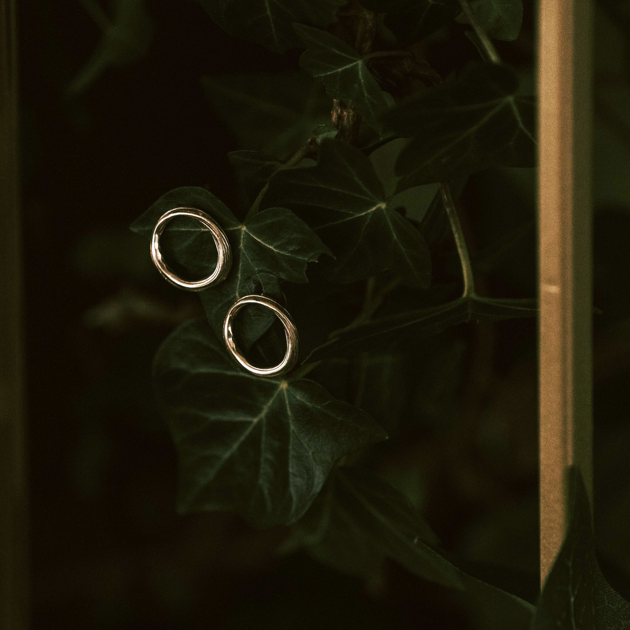 Gold Drift Stud Earrings
