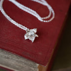 Blossoming Rose Sterling Silver One of a kind Necklace No.5