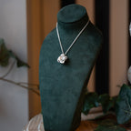 Blossoming Rose Sterling Silver One of a kind Necklace No.4