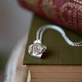 Blossoming Rose Sterling Silver One of a kind Necklace No.4