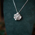 Blossoming Rose Sterling Silver One of a kind Necklace No.3