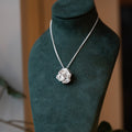 Blossoming Rose Sterling Silver One of a kind Necklace No. 2