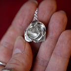 Blossoming Rose Sterling Silver One of a kind Necklace No. 1