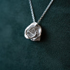 Blossoming Rose Sterling Silver One of a kind Necklace No. 1