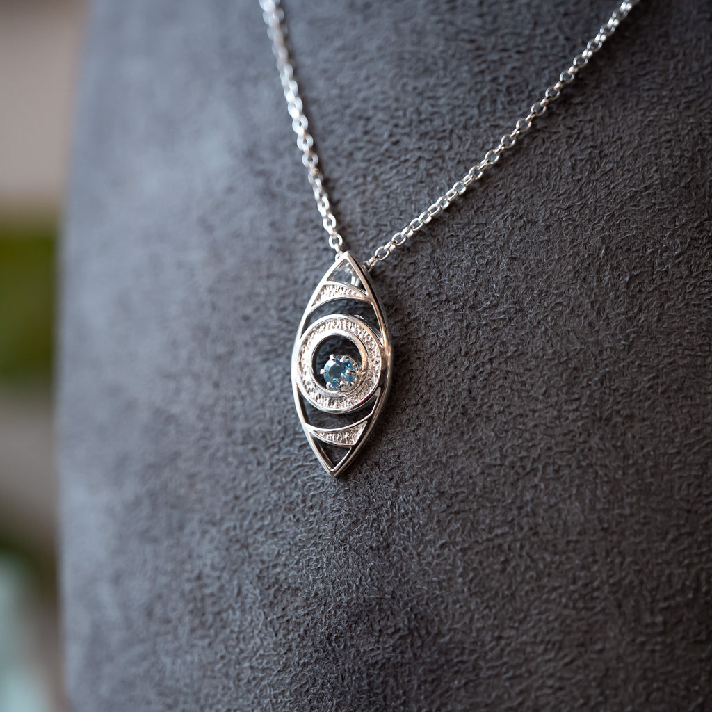 Sight Matters Charity Anniversary Fundraiser Silver Gemstone Necklace *Limited Edition*