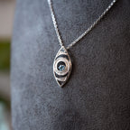 Sight Matters Charity Anniversary Fundraiser Silver Gemstone Necklace *Limited Edition*