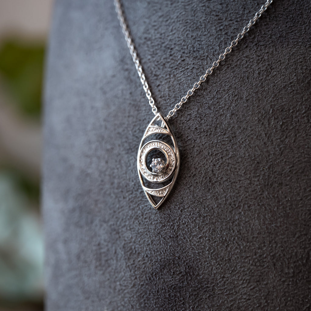 Sight Matters Charity Anniversary Fundraiser Silver Gemstone Necklace *Limited Edition*
