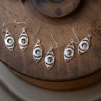 Sight Matters Charity Anniversary Fundraiser Silver Gemstone Earrings *Limited Edition*