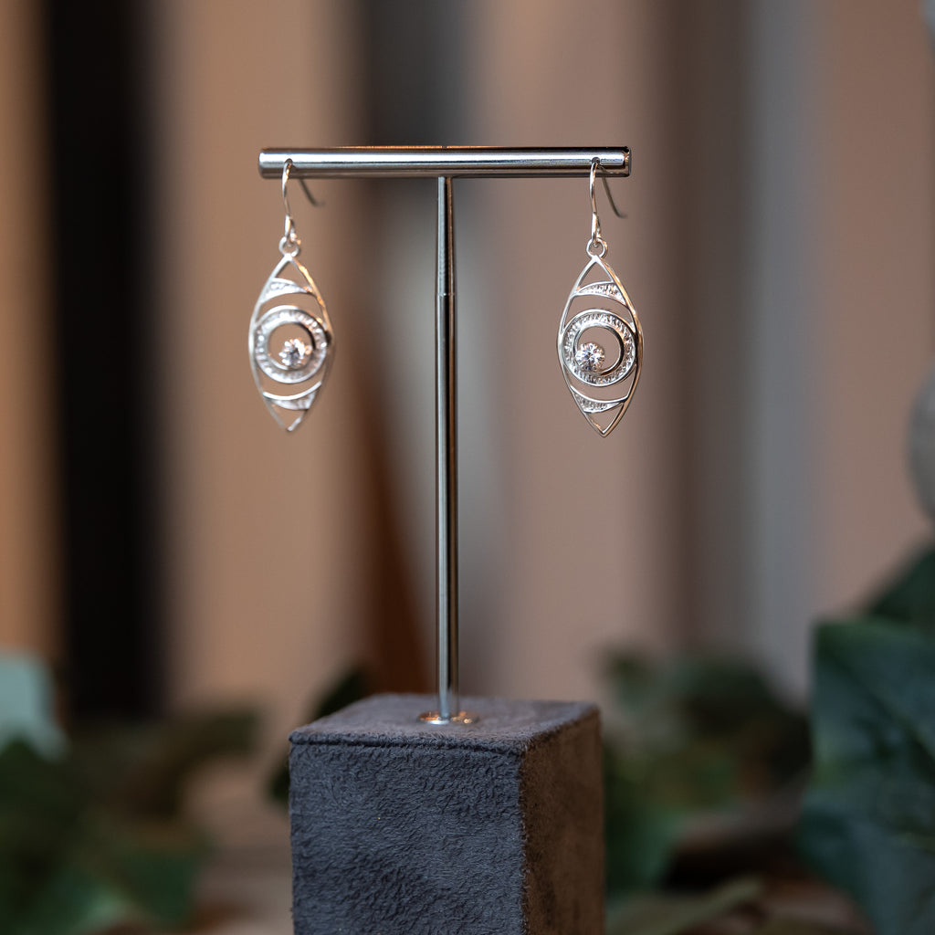 Sight Matters Charity Anniversary Fundraiser Silver Gemstone Earrings *Limited Edition*