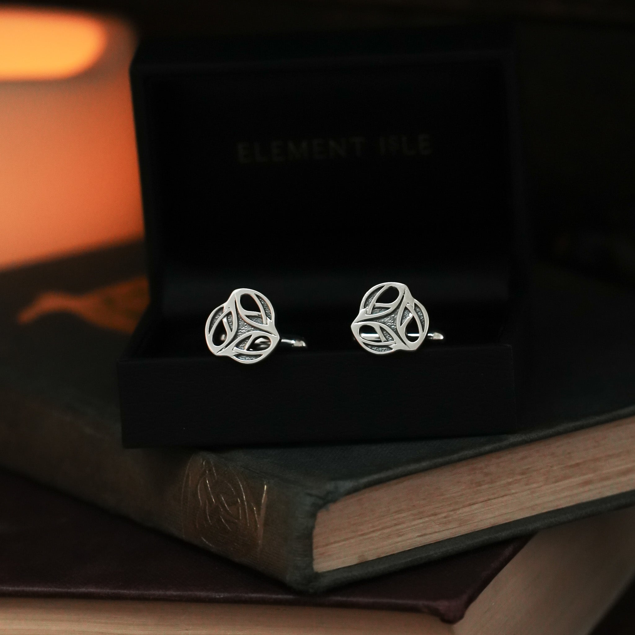 Archibald Knox Ulican Silver Cufflinks