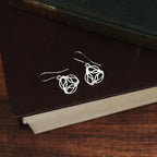 Archibald Knox Ulican Silver 'Triskel' Dangle Earrings