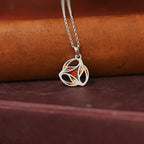 Ember - Archibald Knox Small Ulican Pendant Necklace