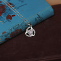 Heather - Archibald Knox Ulican Small Enamel Pendant Necklace