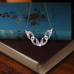 Heather - Archibald Knox Ulican Enamel Necklace