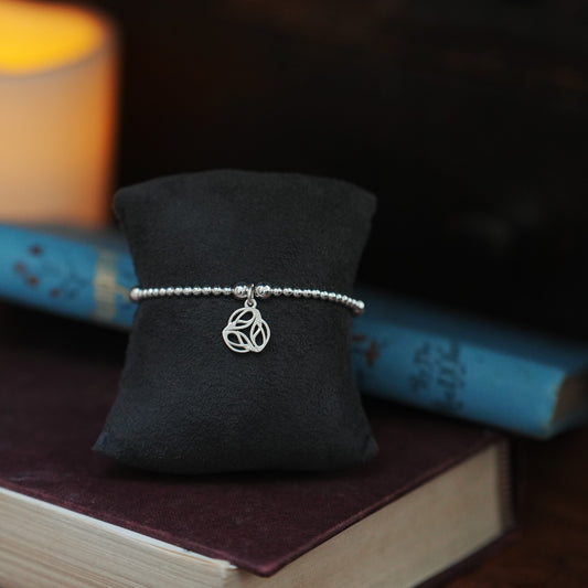Archibald Knox Ulican Silver 'Triskel' Bracelet