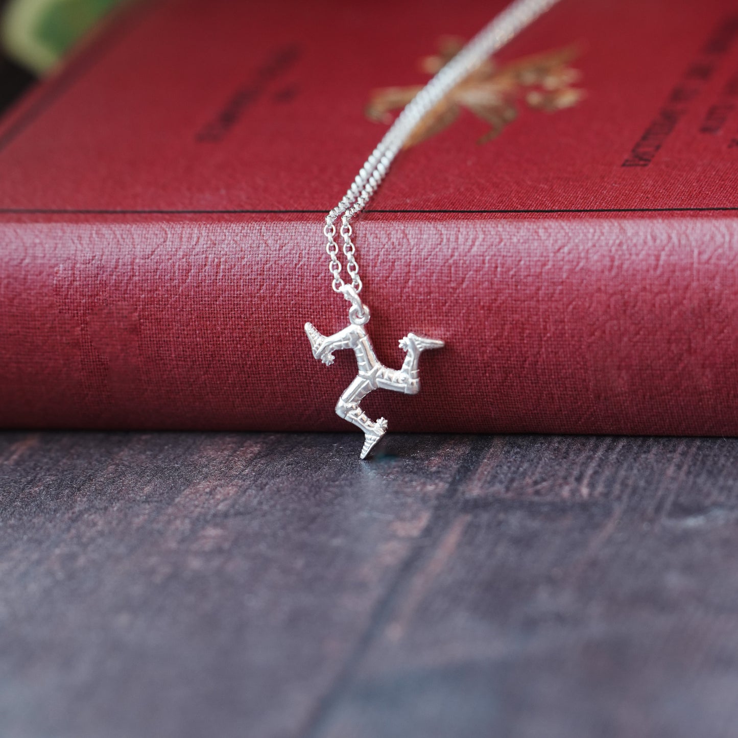 Three Legs of Man Sterling Silver Pendant Necklace