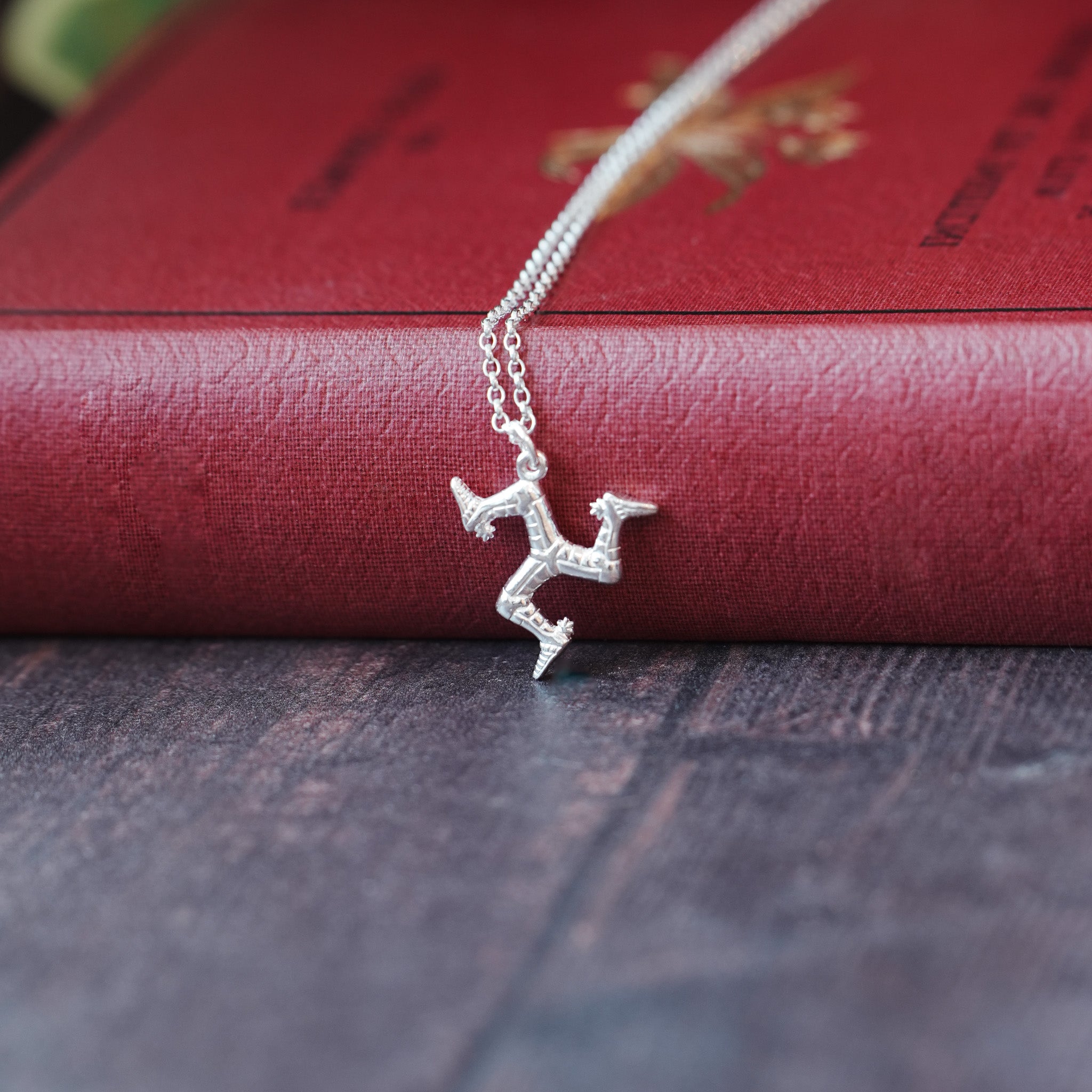 Three Legs of Man Sterling Silver Pendant Necklace