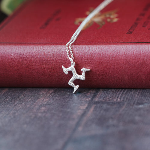 Three Legs of Man Sterling Silver Pendant Necklace
