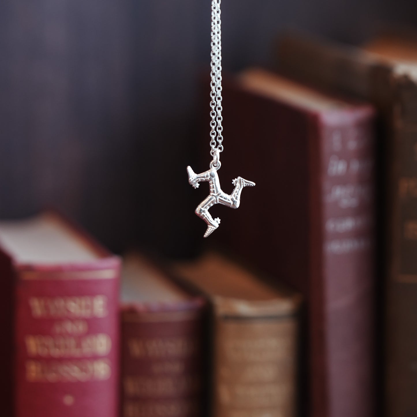 Three Legs of Man Sterling Silver Pendant Necklace
