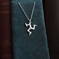 Three Legs of Man Sterling Silver Pendant Necklace