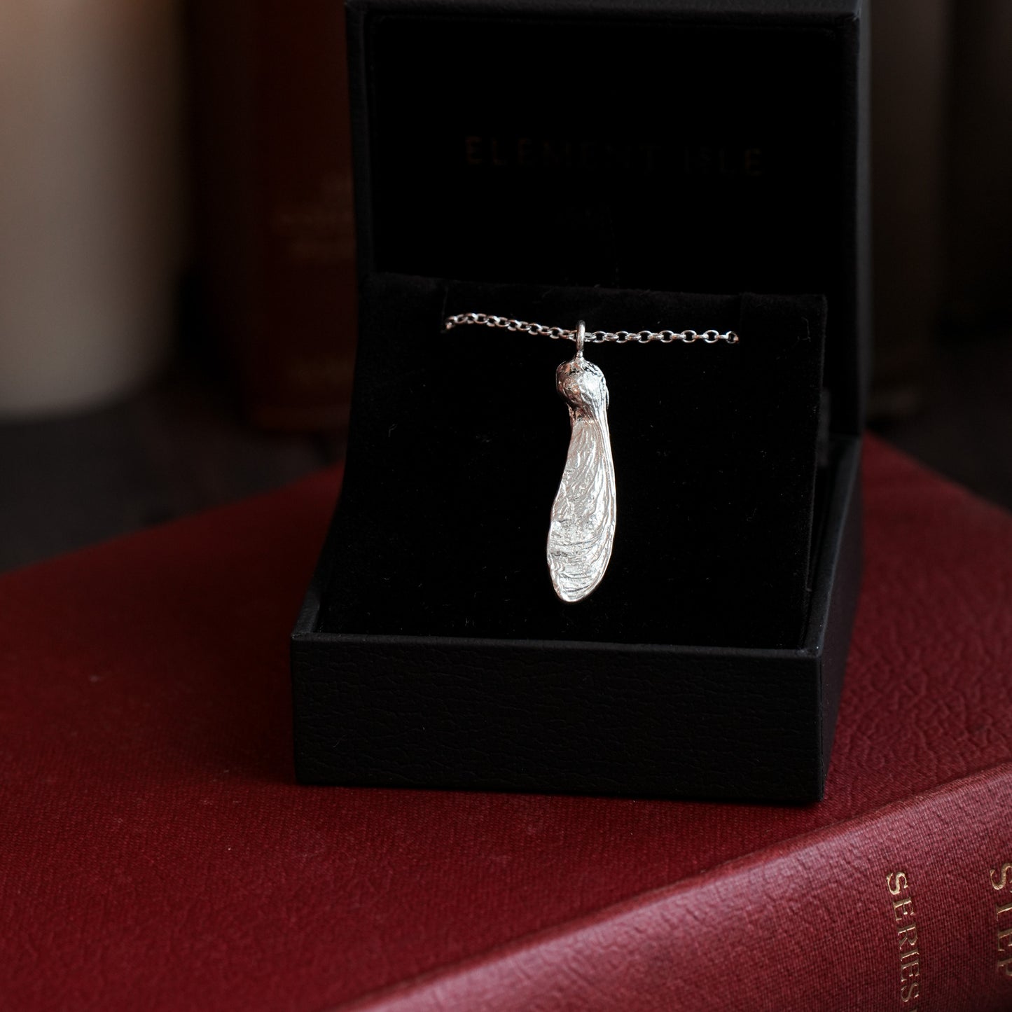 Sterling Silver Sycamore Key Necklace