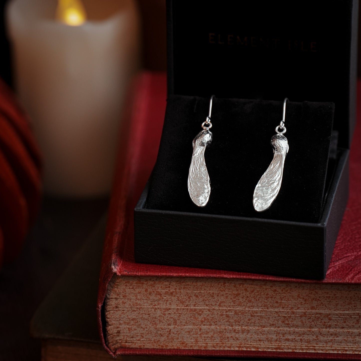 Sterling Silver Sycamore Earrings