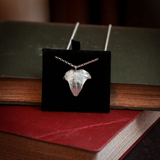 Sterling Silver Ivy Leaf Necklace