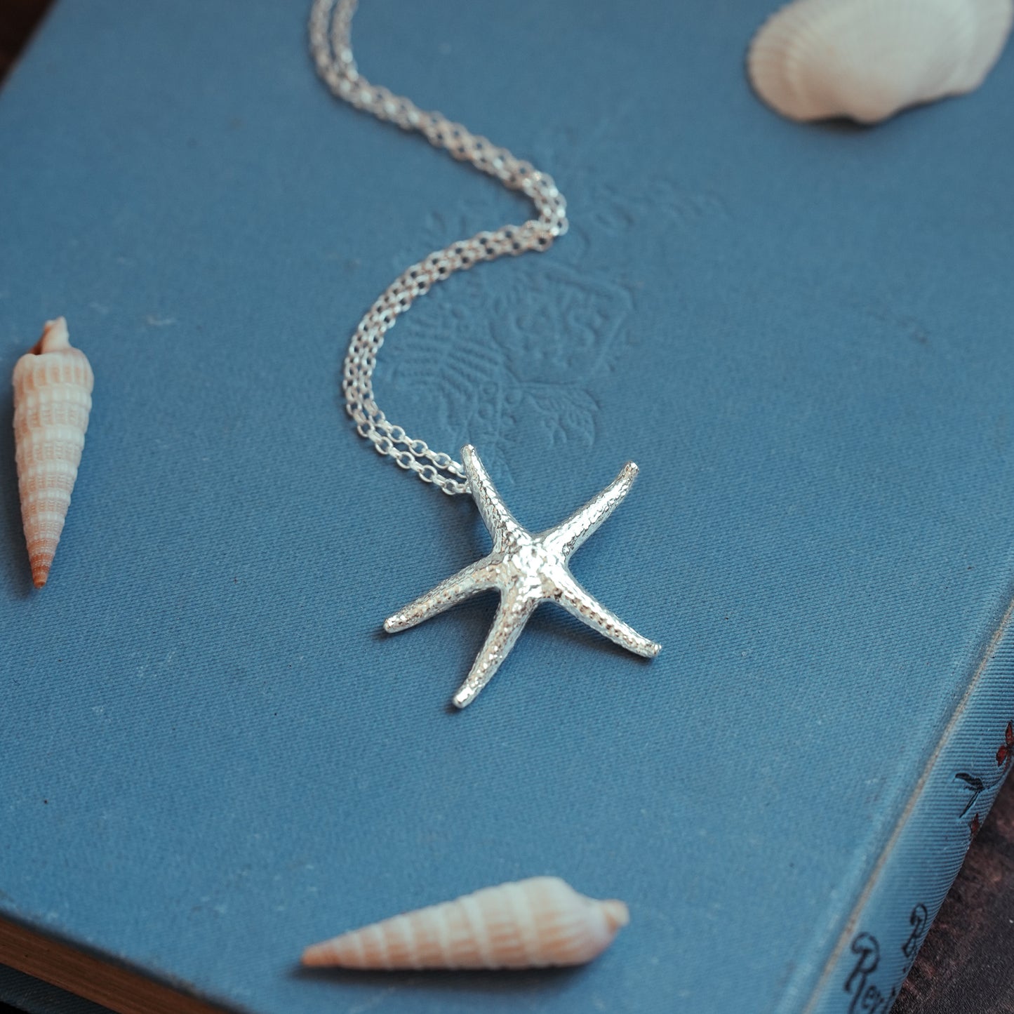 Sterling Silver 'Dancing' Starfish Necklace