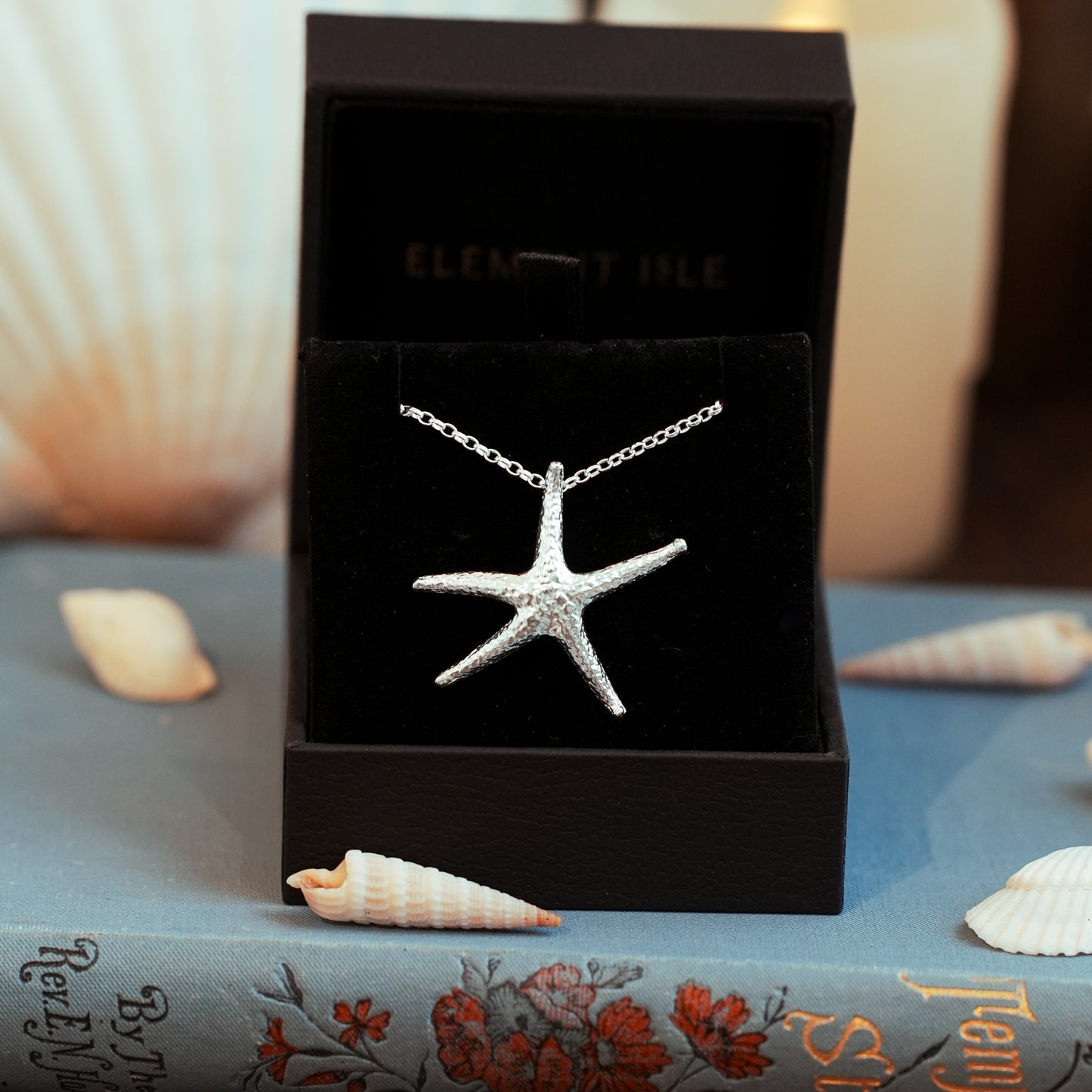 Sterling Silver 'Dancing' Starfish Necklace
