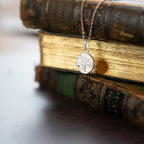 Earth Element - Celtic Tree Coin Talisman Necklace