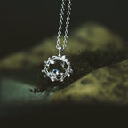 Rainbow Moonstone Gaia Pendant Necklace