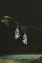 Rainbow Moonstone Gaia Drop Earrings