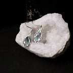 Aurora Enamelled Sterling Silver Earrings