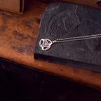 Heather - Archibald Knox Ulican Small Enamel Pendant Necklace