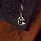 Archibald Knox Small Ulican 'Triskel' Pendant Necklace