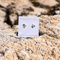Sterling Silver Pebble Stud Earrings - Niarbyl