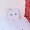 Sterling Silver Pebble Stud Earrings - Summer Shores