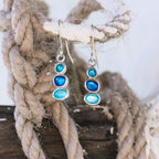 Sterling Silver Pebble Earrings - Summer Shores