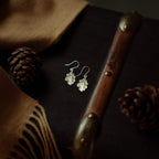 Silver Oak Leaf Earrings